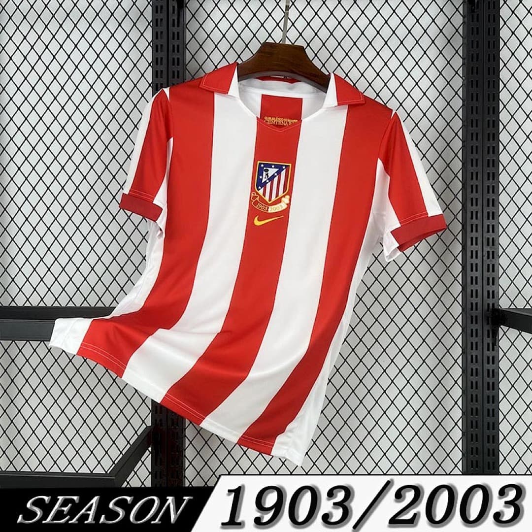 Camisa Retrô Atlético de Madrid 1903/2003