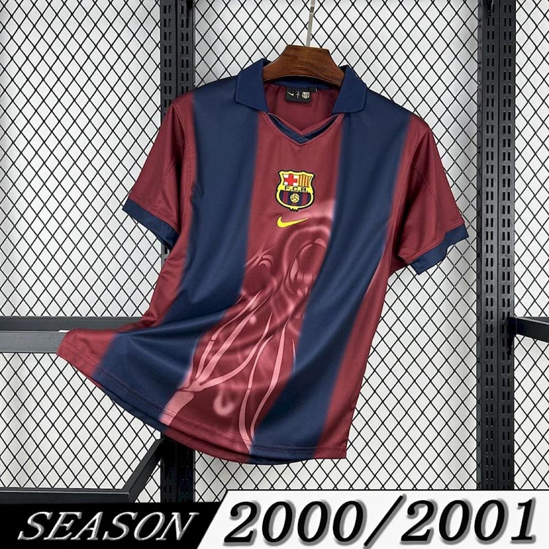 Camisa Retrô Barcelona 2000/01 Especial