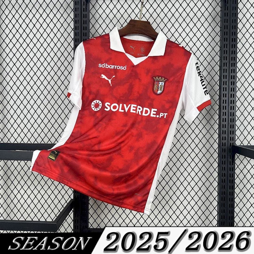Camisa SC Braga Home 2025/26