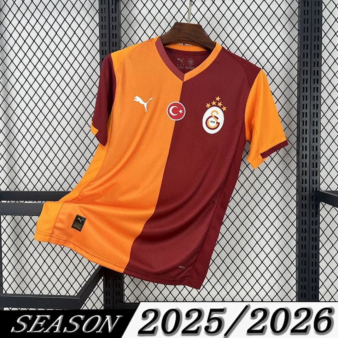 Camisa Galatasaray Home 2025/26 — Versão Jogador