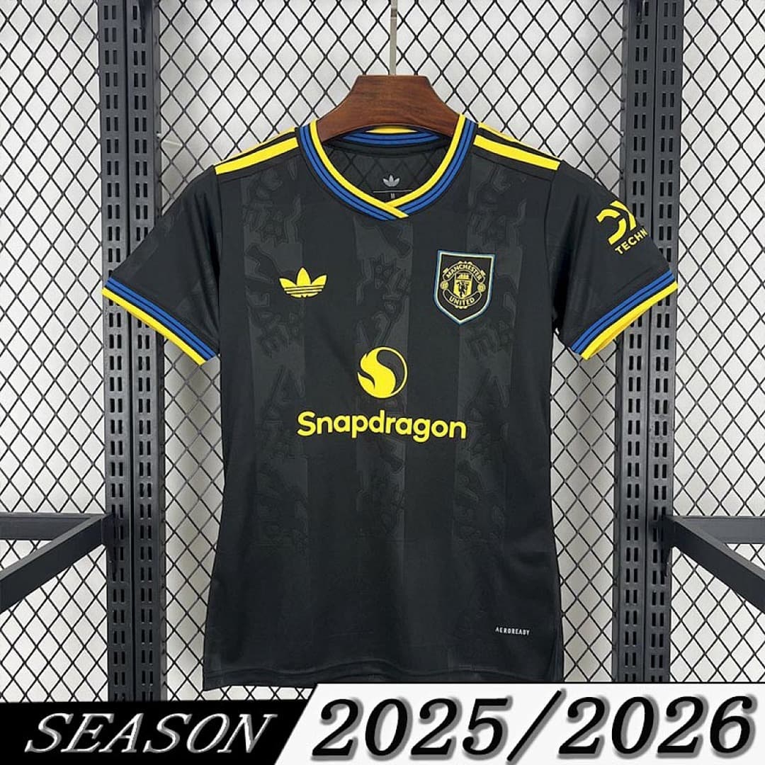 Camisa Manchester United Feminina Third 2025/26