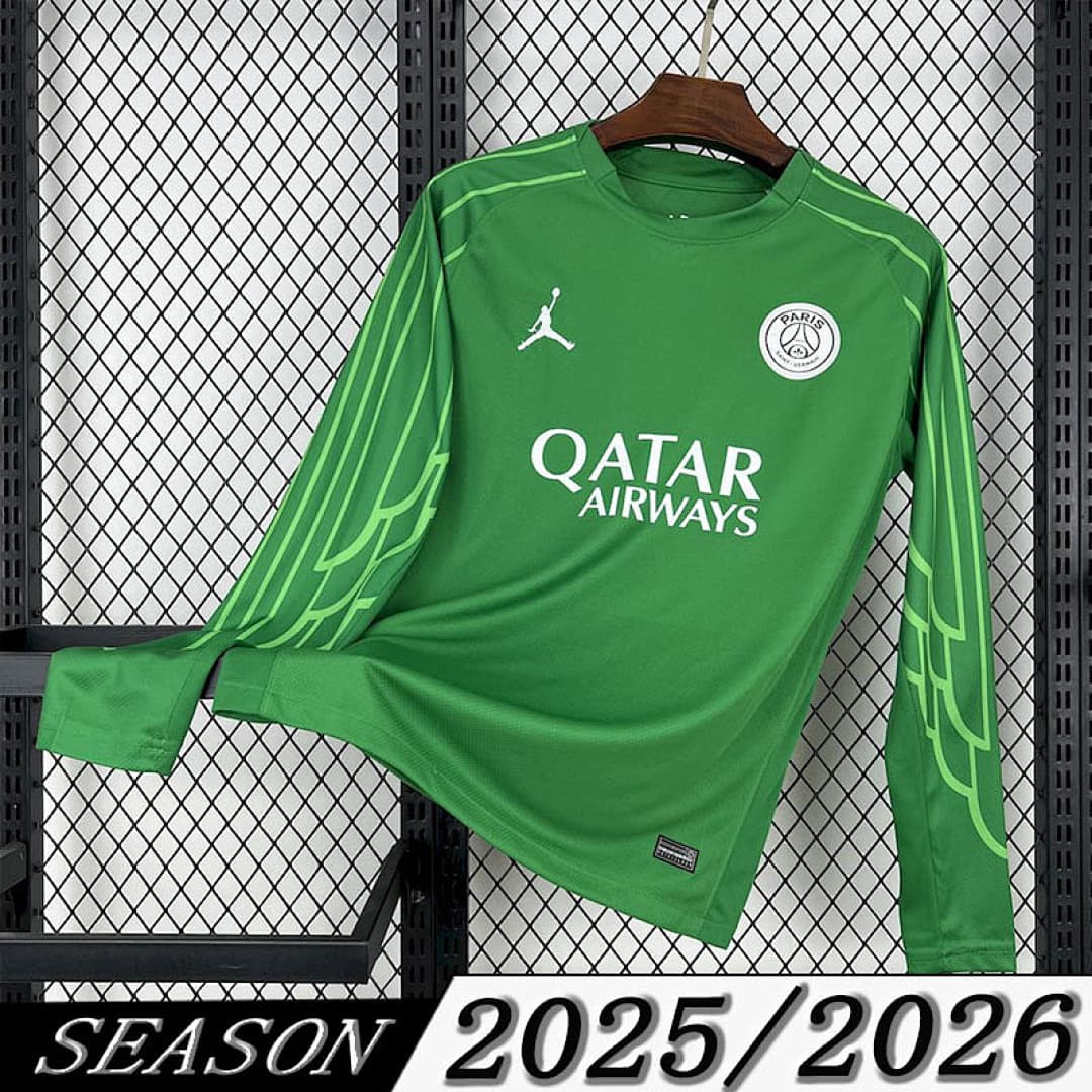 Camisa PSG Manga Longa Goleiro 2025/26