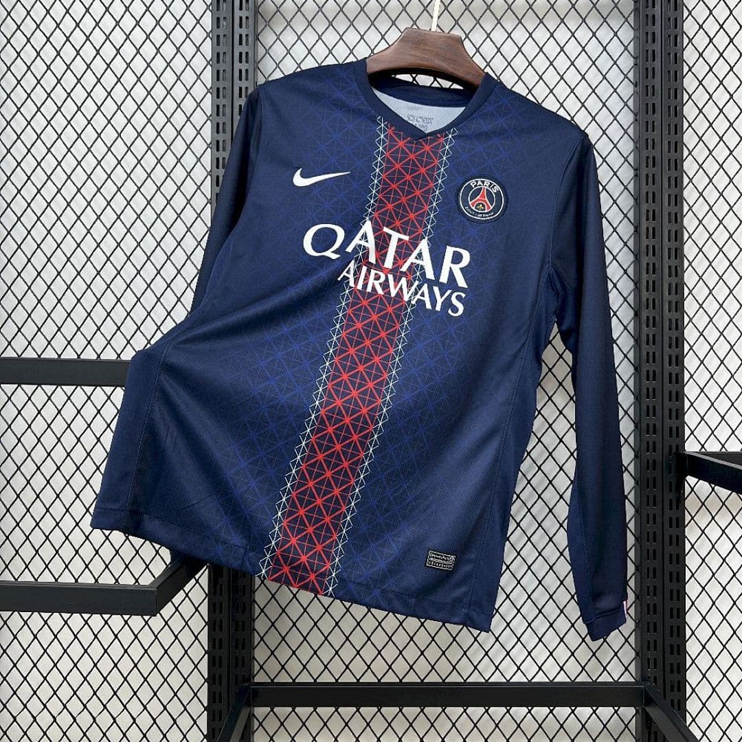 Camisa PSG Manga Longa Home 2025/26