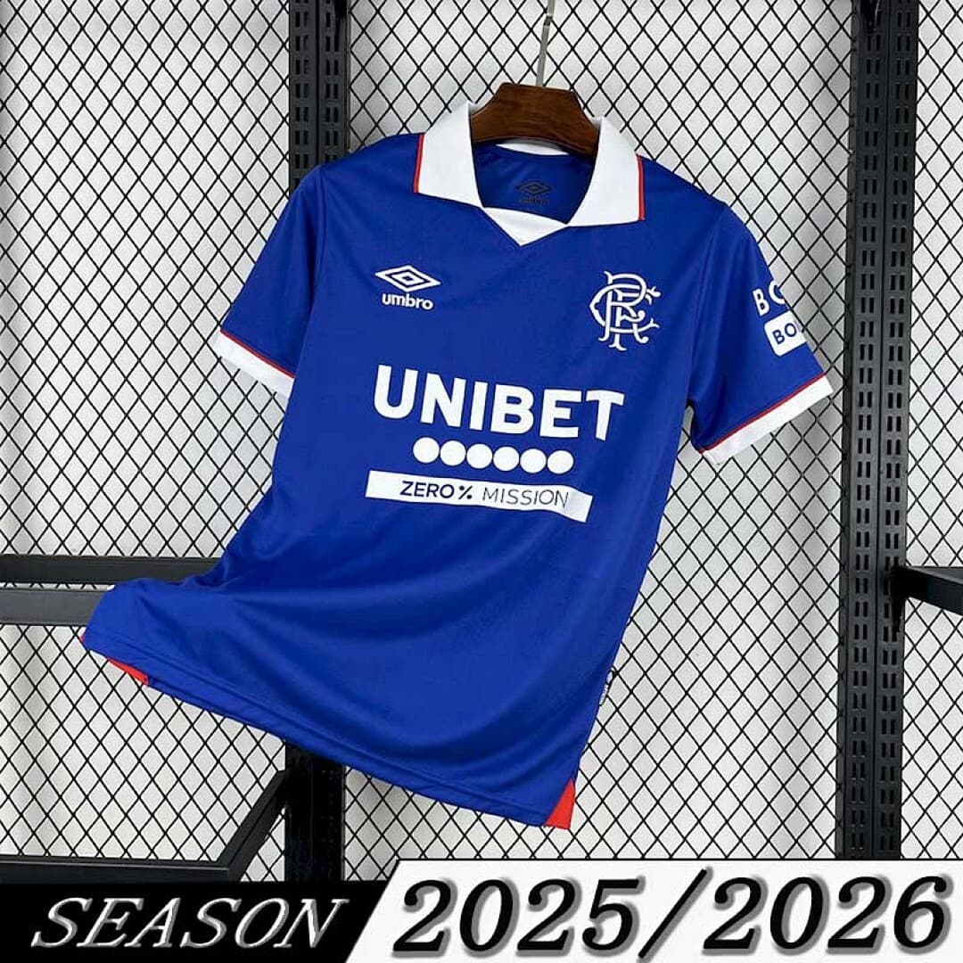 Camisa Rangers Home 2025/26 — Versão Jogador