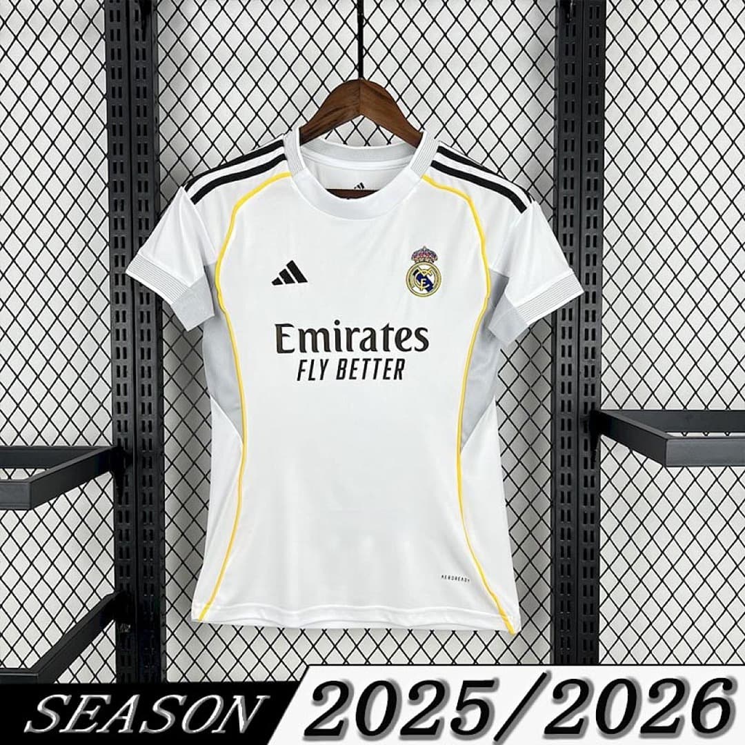 Camisa Real Madrid Home 2025/26 Feminina