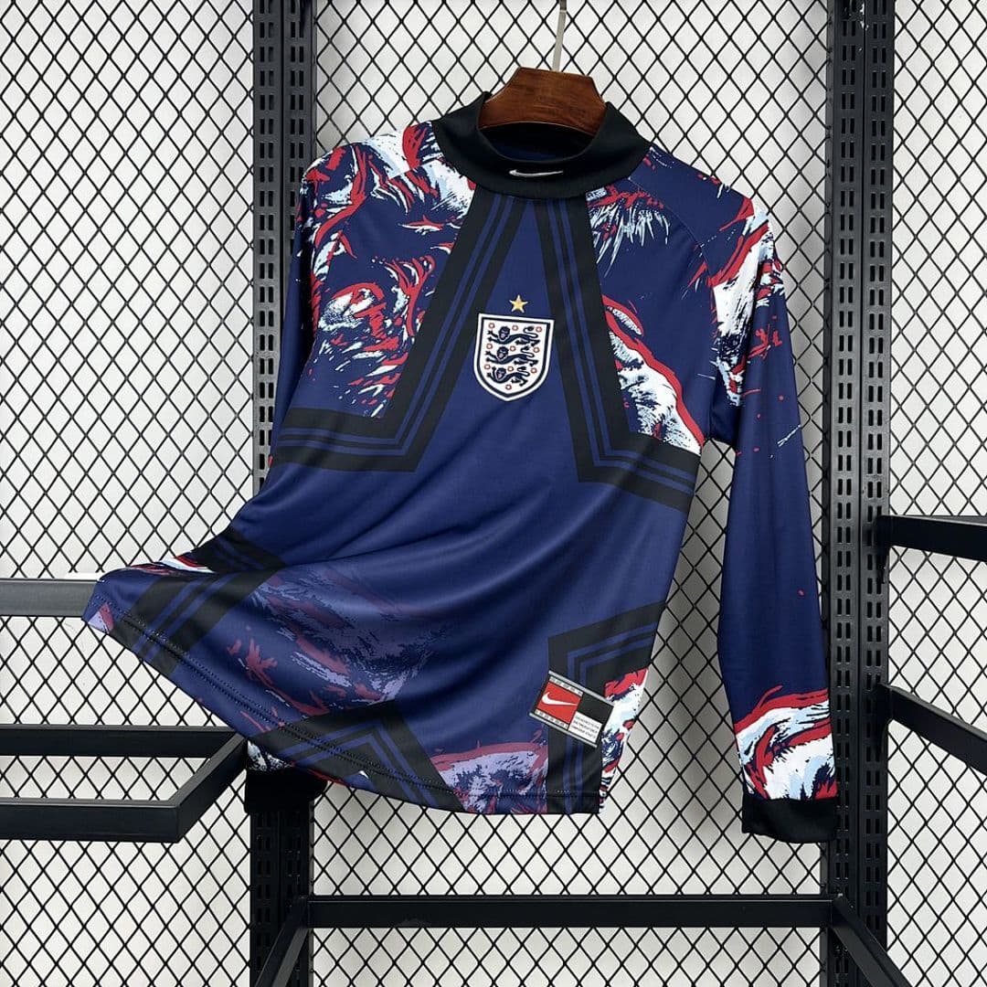 Camisa Seleção Inglaterra Manga Longa Goleiro 2025/26