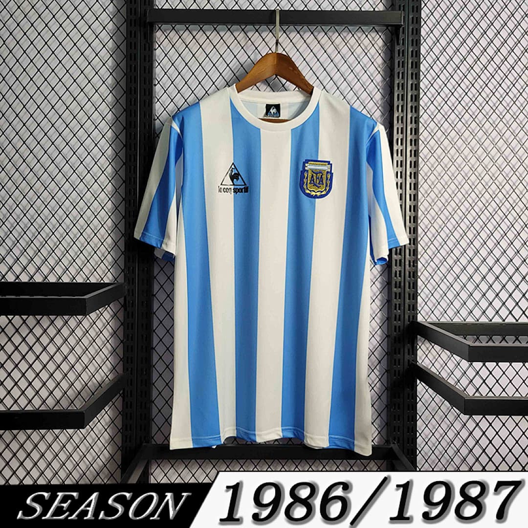 Camisola Retrô Seleção da Argentina 1986