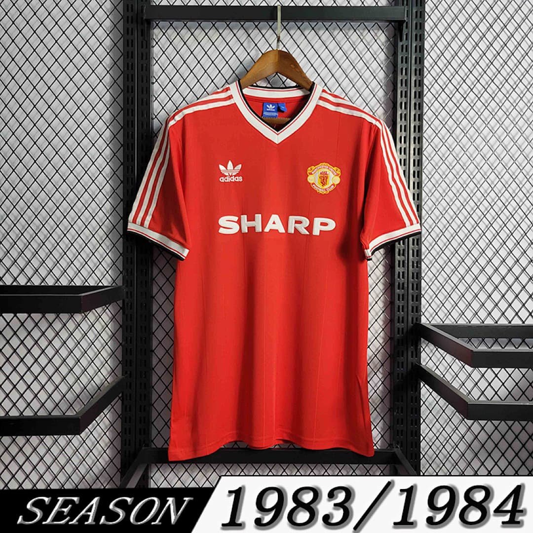 Camisola Retrô Manchester United 1983/84