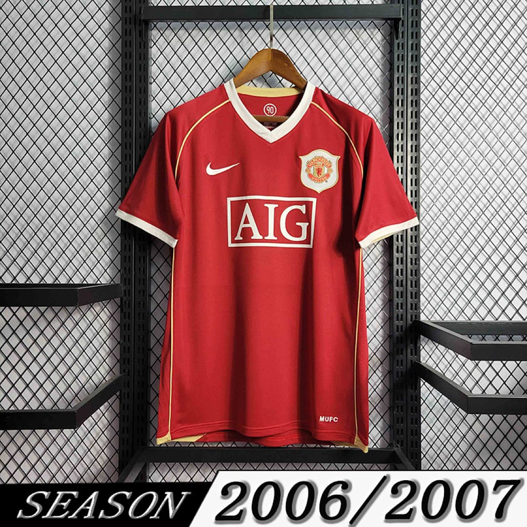 Camisola Retrô Manchester United 2006