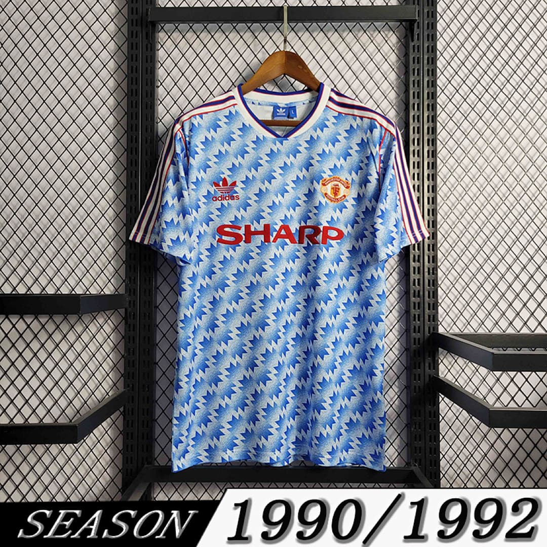 Camisola Retrô Manchester United 1990/92 Away