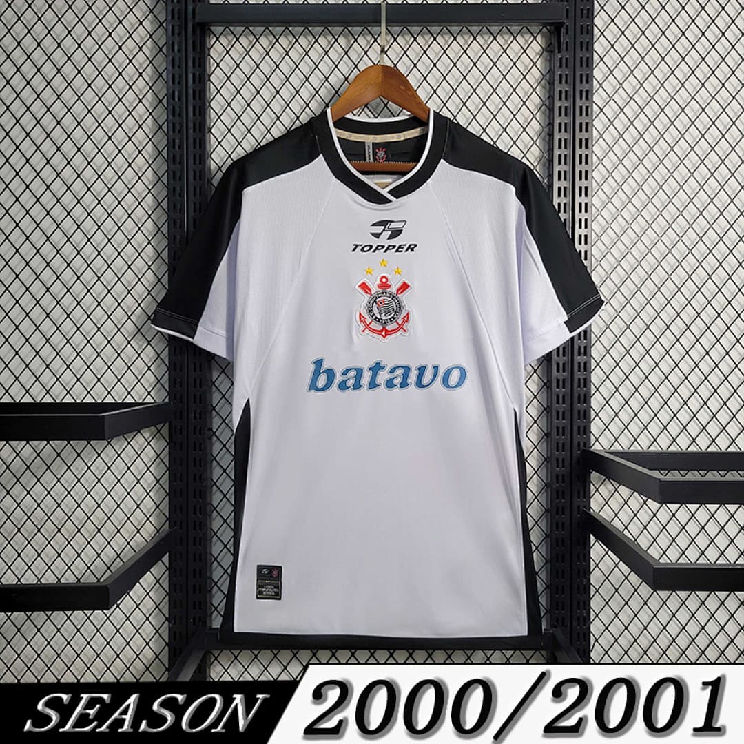 Camisola Retrô Corinthians 2000