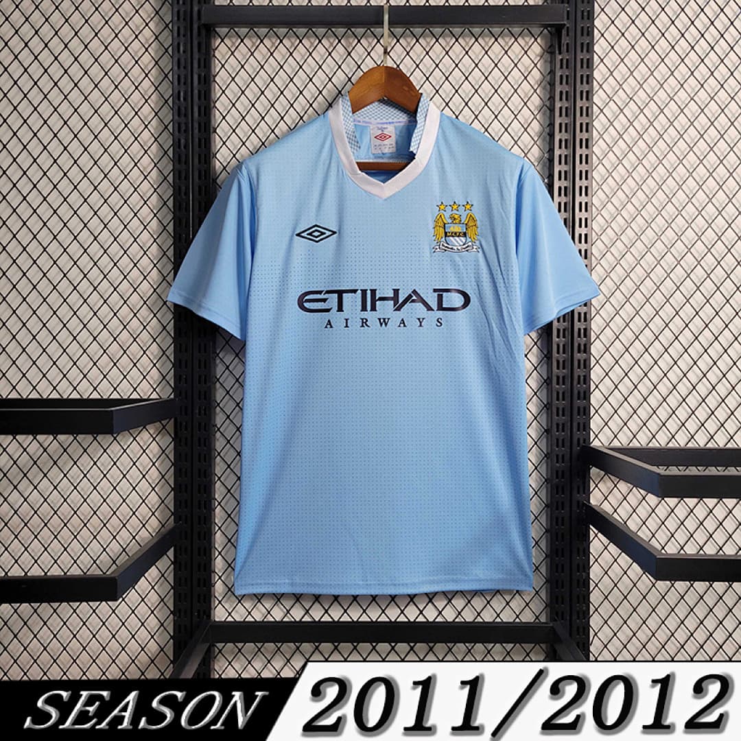 Camisola Retrô Manchester City 2011/12