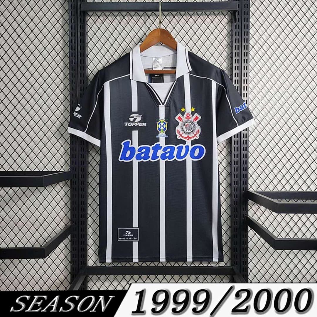 Camisola Retrô Corinthians 1999 Away