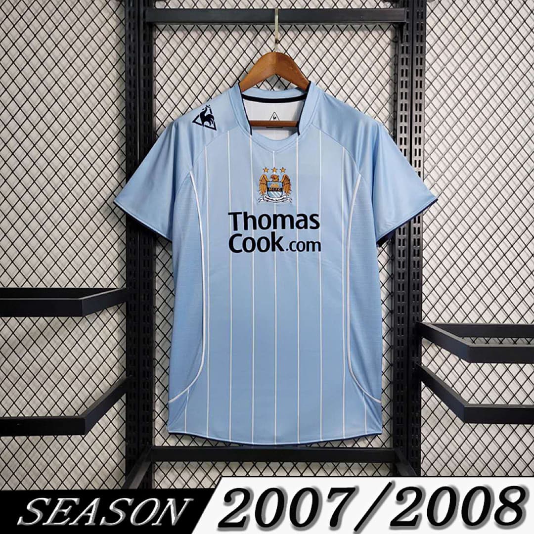 Camisola Retrô Manchester City 2007/08