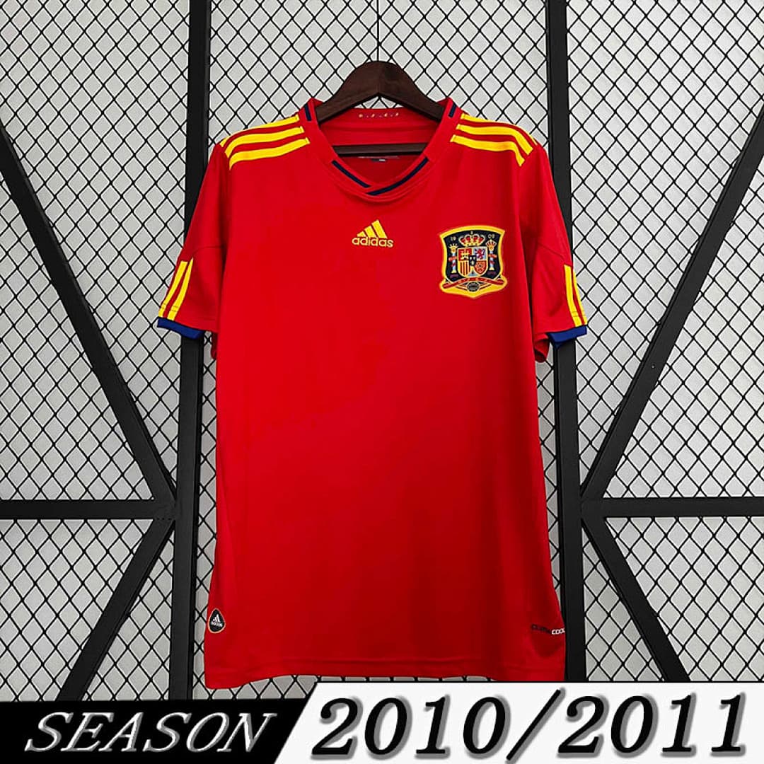 Camisola Retrô Seleção da Espanha 2010