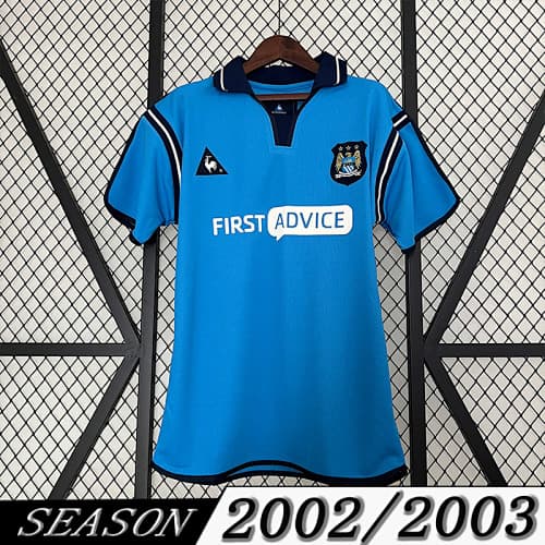 Camisola Retrô Manchester City 2002/03