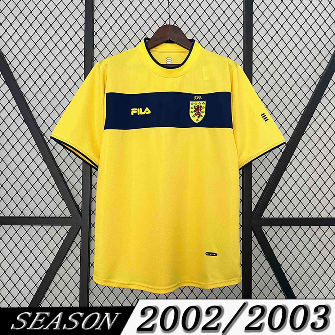 Camisola Retrô Seleção da Escócia 2002 Away