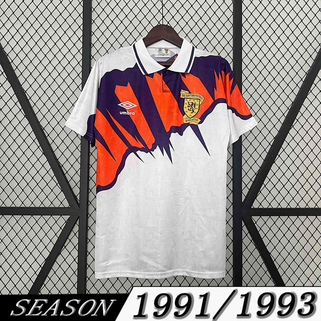 Camisola Retrô Seleção da Escócia 1991/93 Away