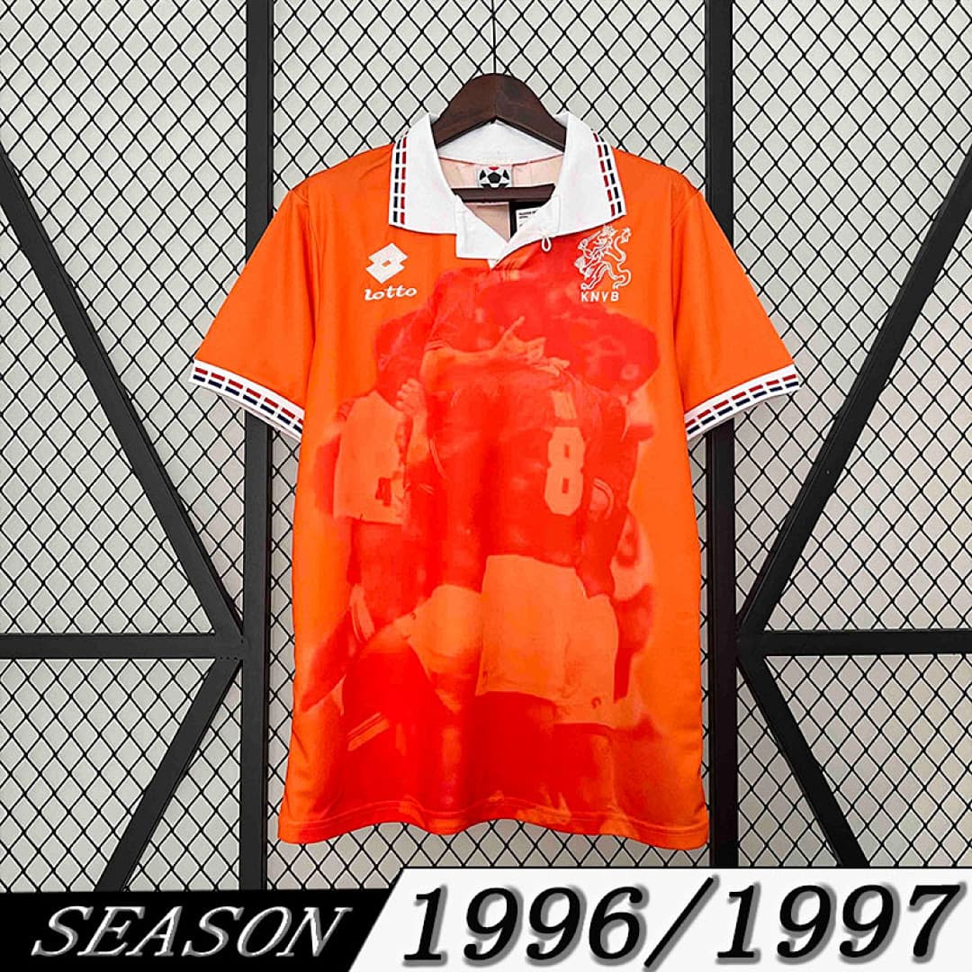 Camisola Retrô Seleção da Holanda 1996