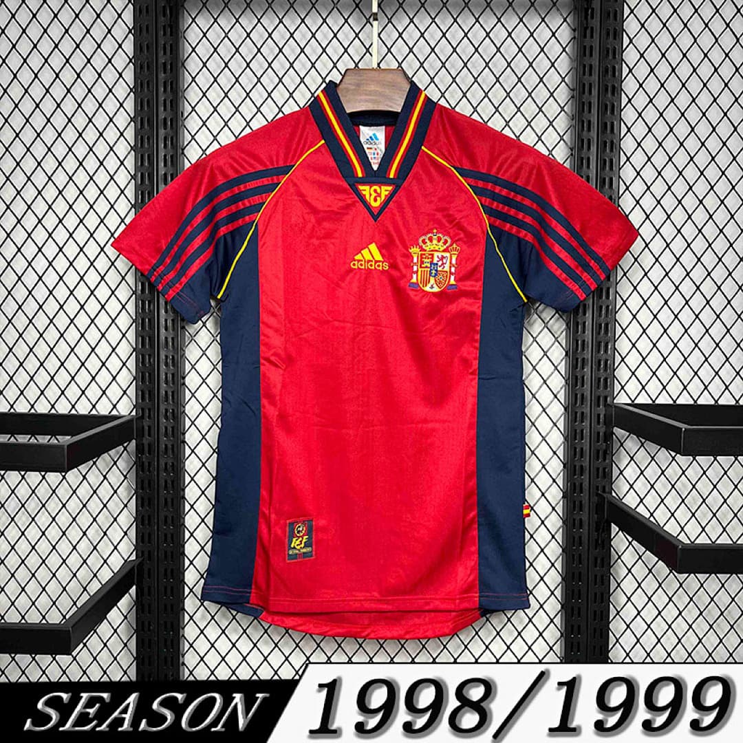 Camisola Retrô Seleção da Espanha 1998