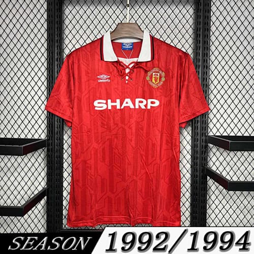 Camisola Retrô Manchester United 1992/94