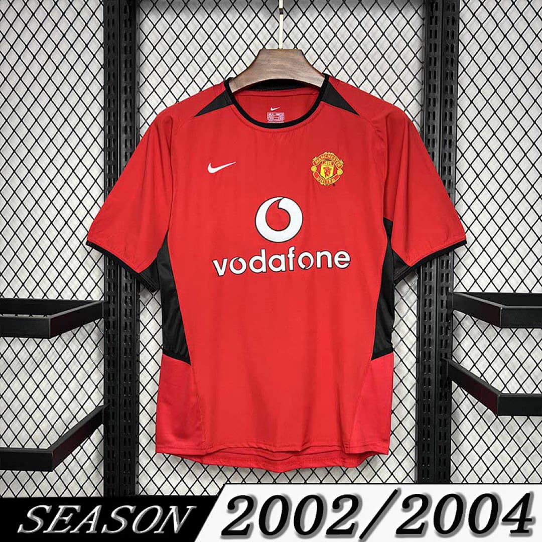 Camisola Retrô Manchester United 2002/04