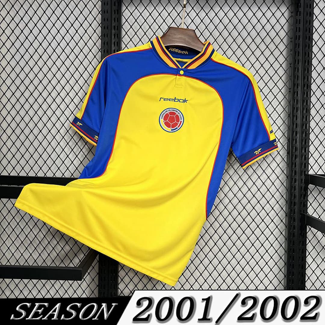 Camisola Retrô Seleção da Colômbia 2001