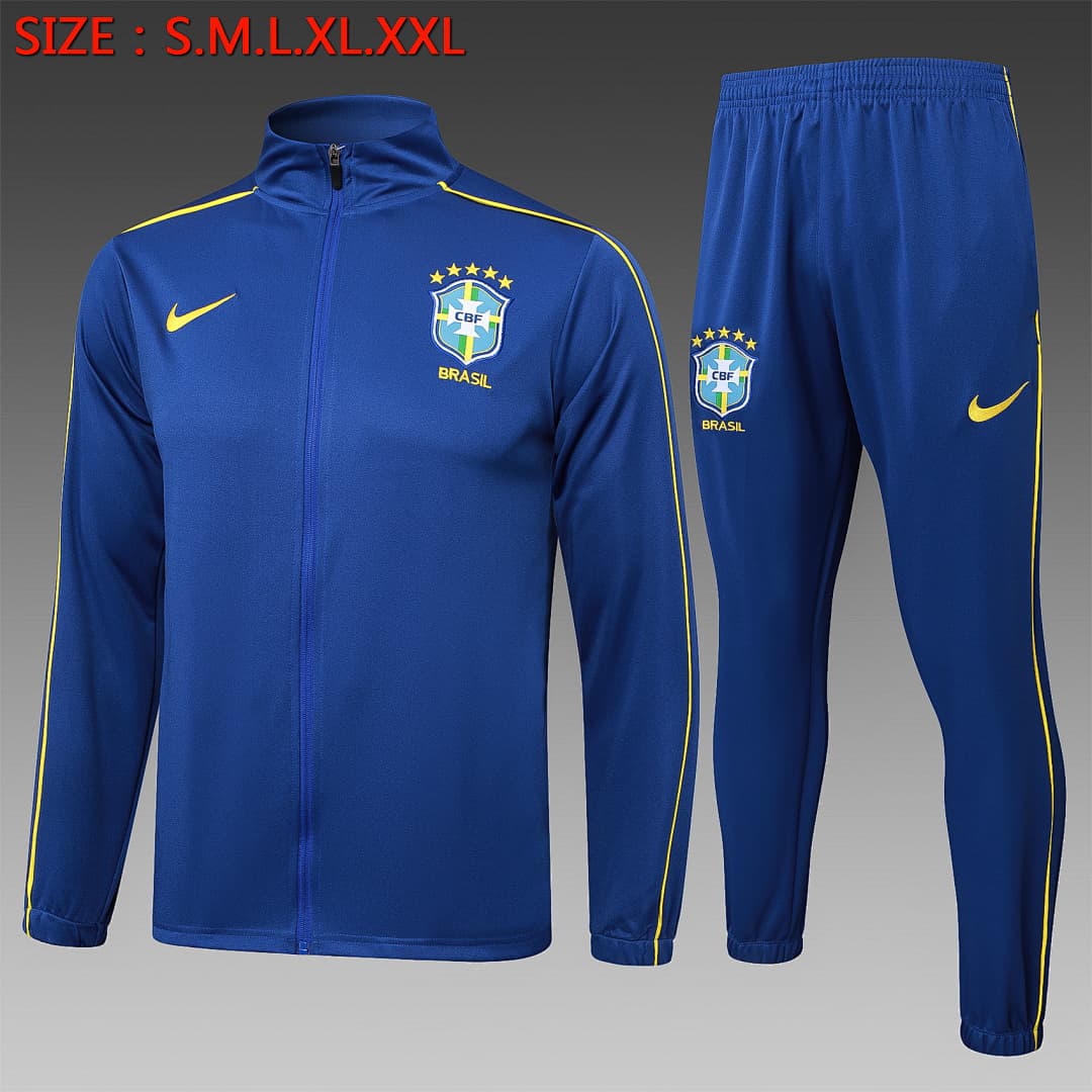 Casaco Seleção do Brasil 2026/27 — Azul Colorido