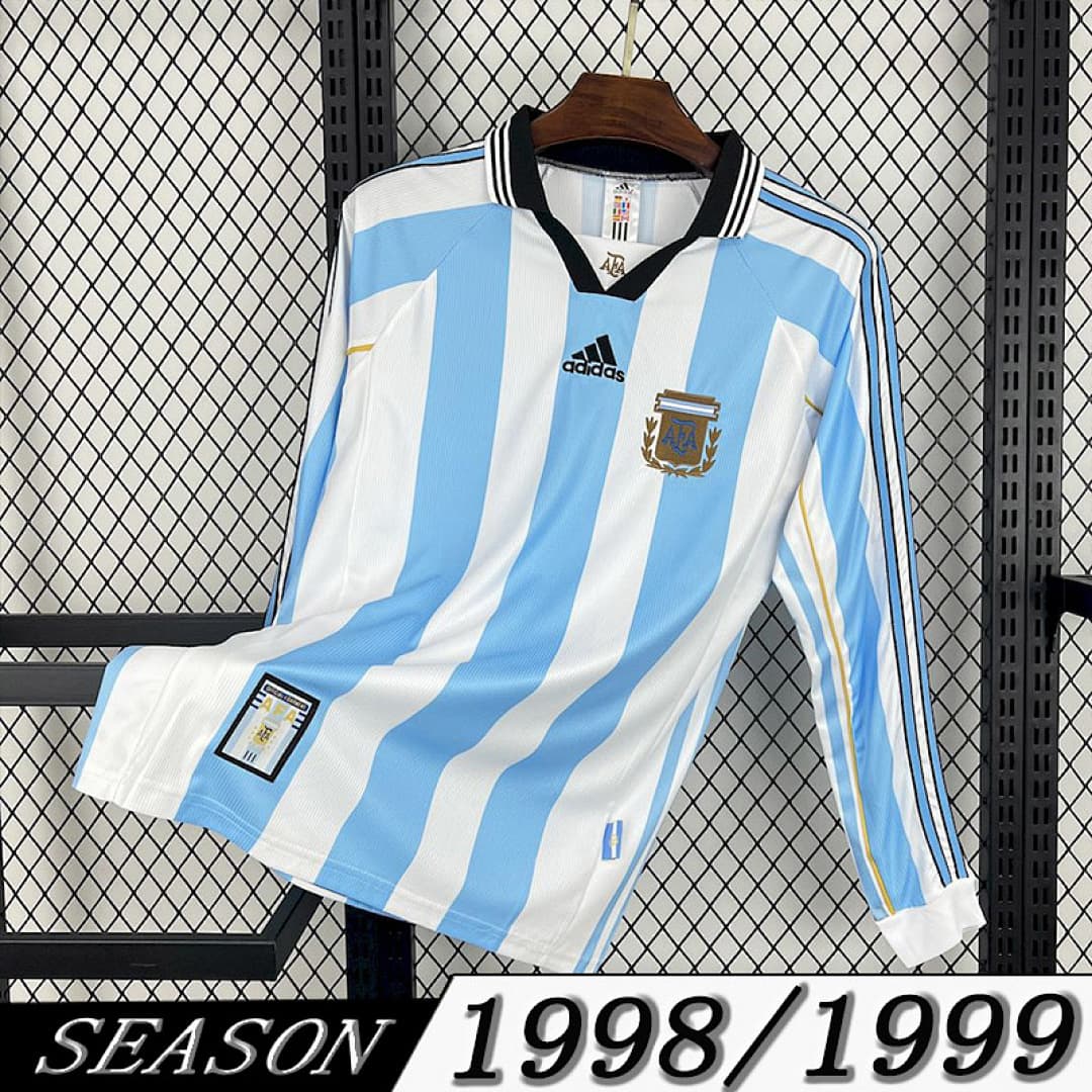 Camisola Retrô Seleção da Argentina 1998
