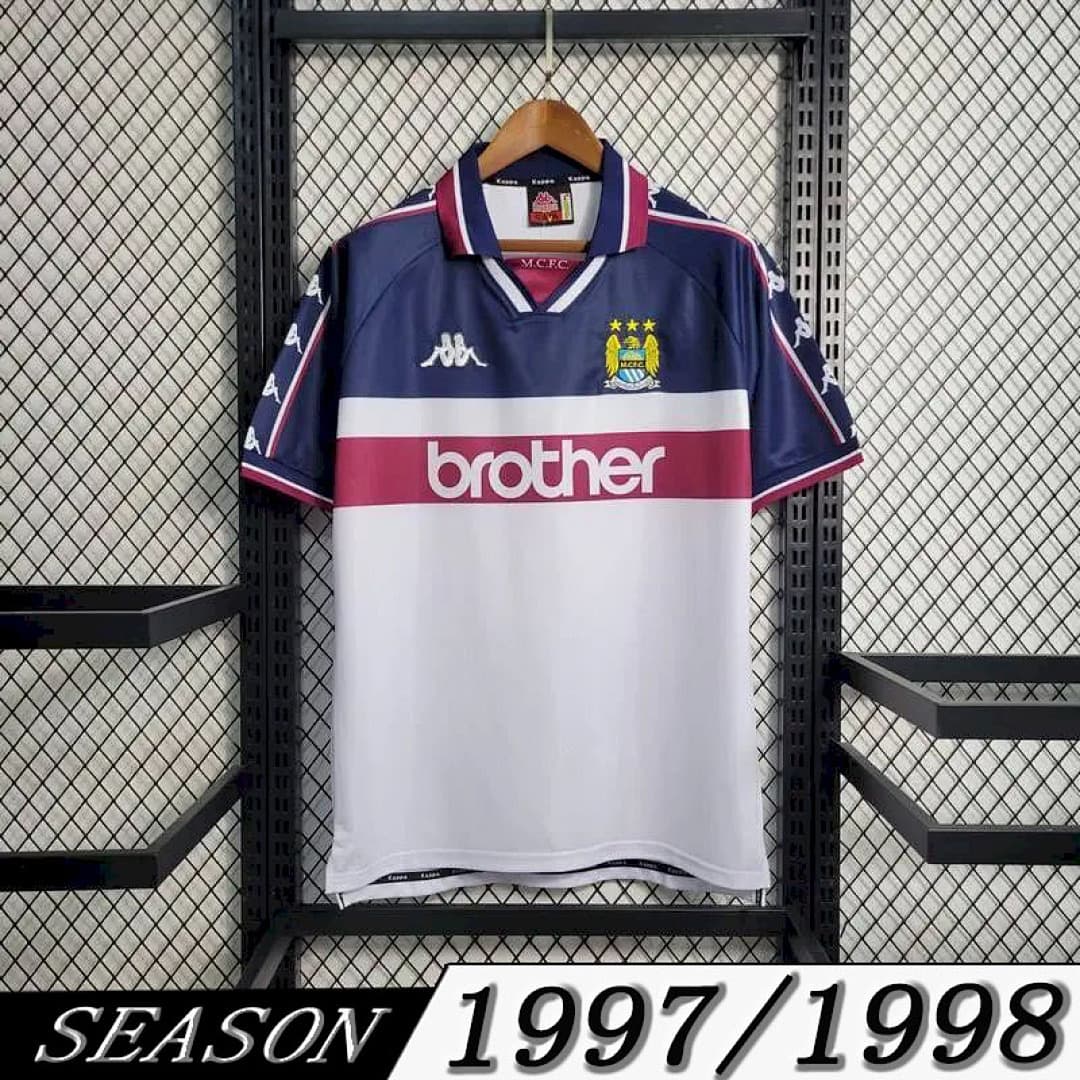 Camisola Retrô Manchester City 1997/98 Away