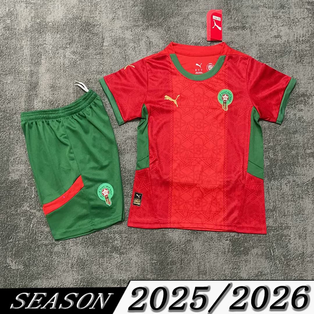 Kit Infantil Seleção do Marrocos Home 2026/27
