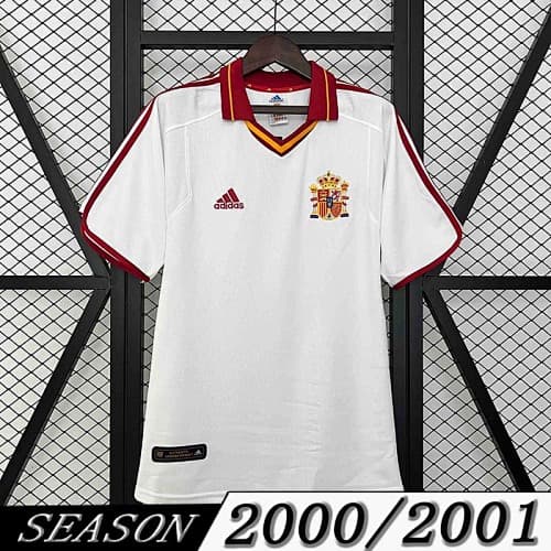 Camisola Retrô Seleção da Espanha 2000 Away