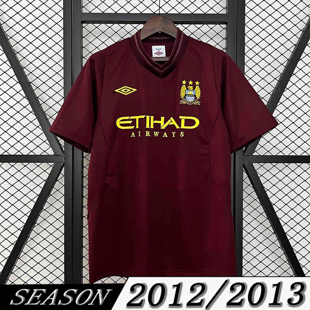 Camisola Retrô Manchester City 2012/13 Away