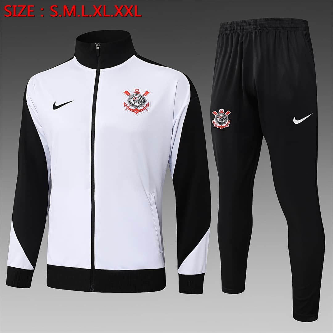 Casaco Corinthians 2026/27 — Branco