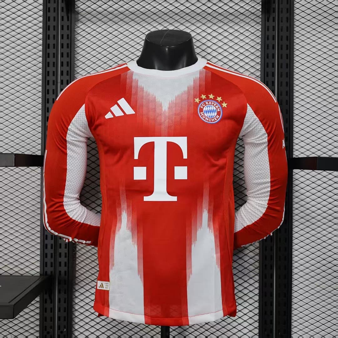 Camisola Manga Longa Bayern Home 2026/27 — Versão Jogador