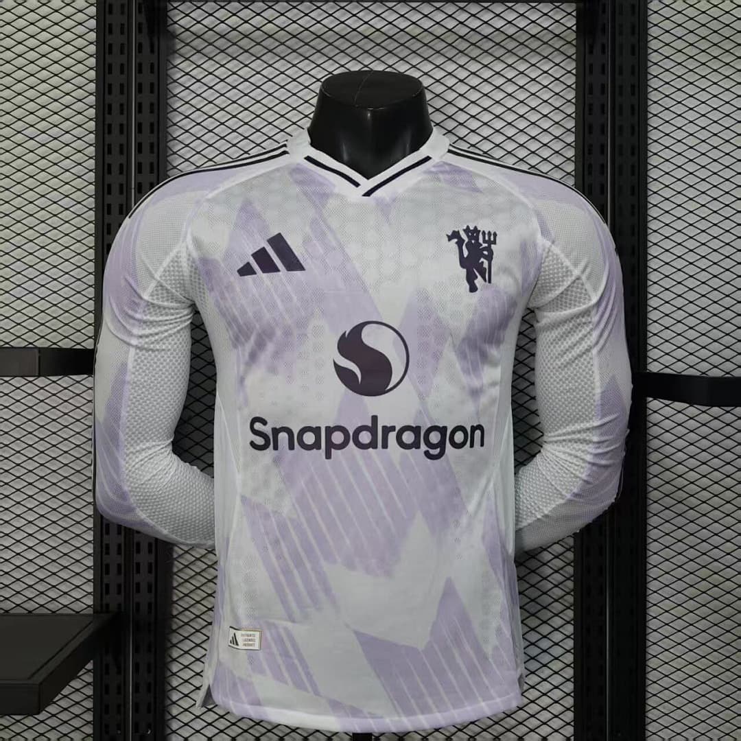 Camisola Manga Longa Manchester United Away 2026/27 — Versão Jogador