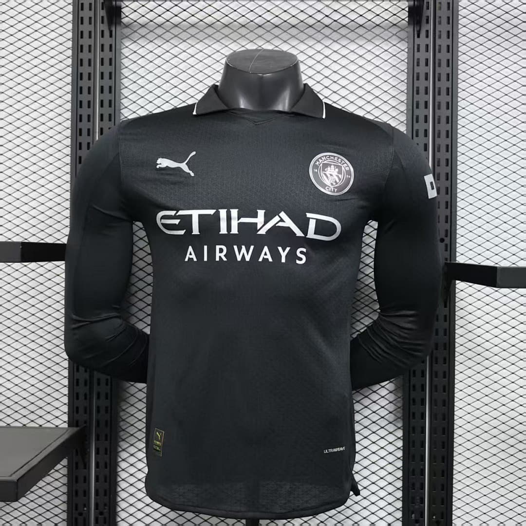 Camisola Manga Longa Manchester City Away 2026/27 — Versão Jogador