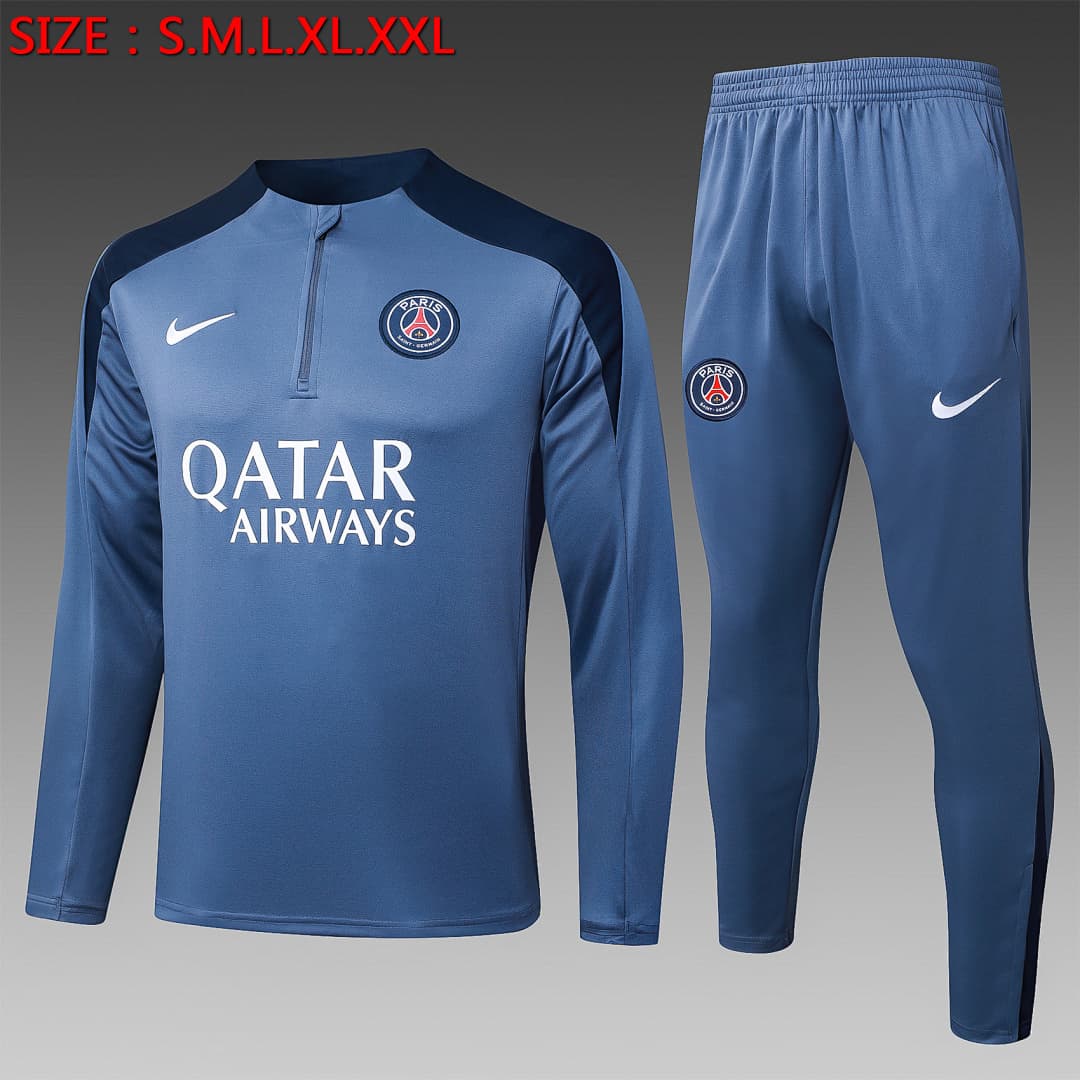 Fato de Treino PSG Manga Longa 2026/27 — Cinza