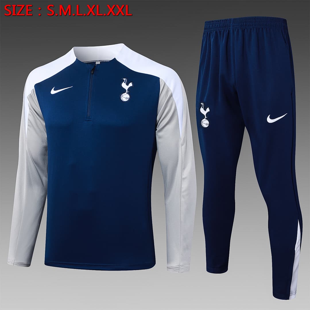 Fato de Treino Tottenham Manga Longa 2026/27 — Azul Royal
