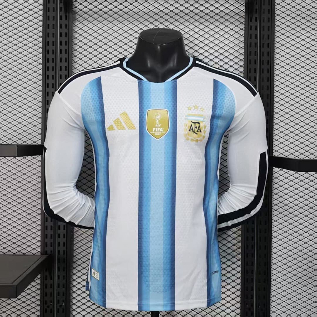 Camisola Manga Longa Seleção da Argentina Home 2026/27 — Versão Jogador