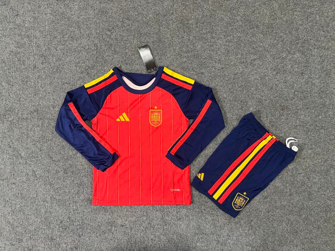 Kit Infantil Seleção da Espanha Home 2026/27