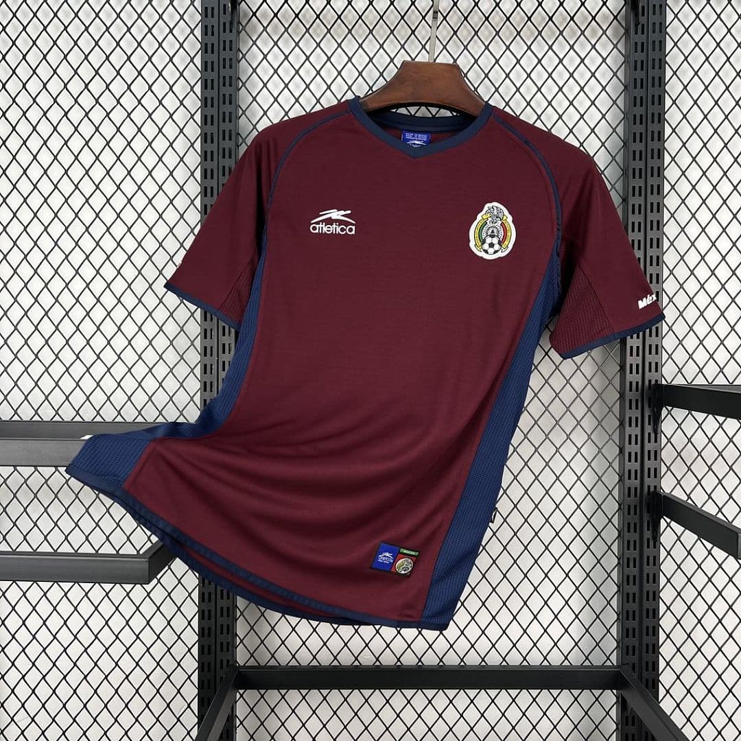Camisola Retrô Seleção do México 2002 Away