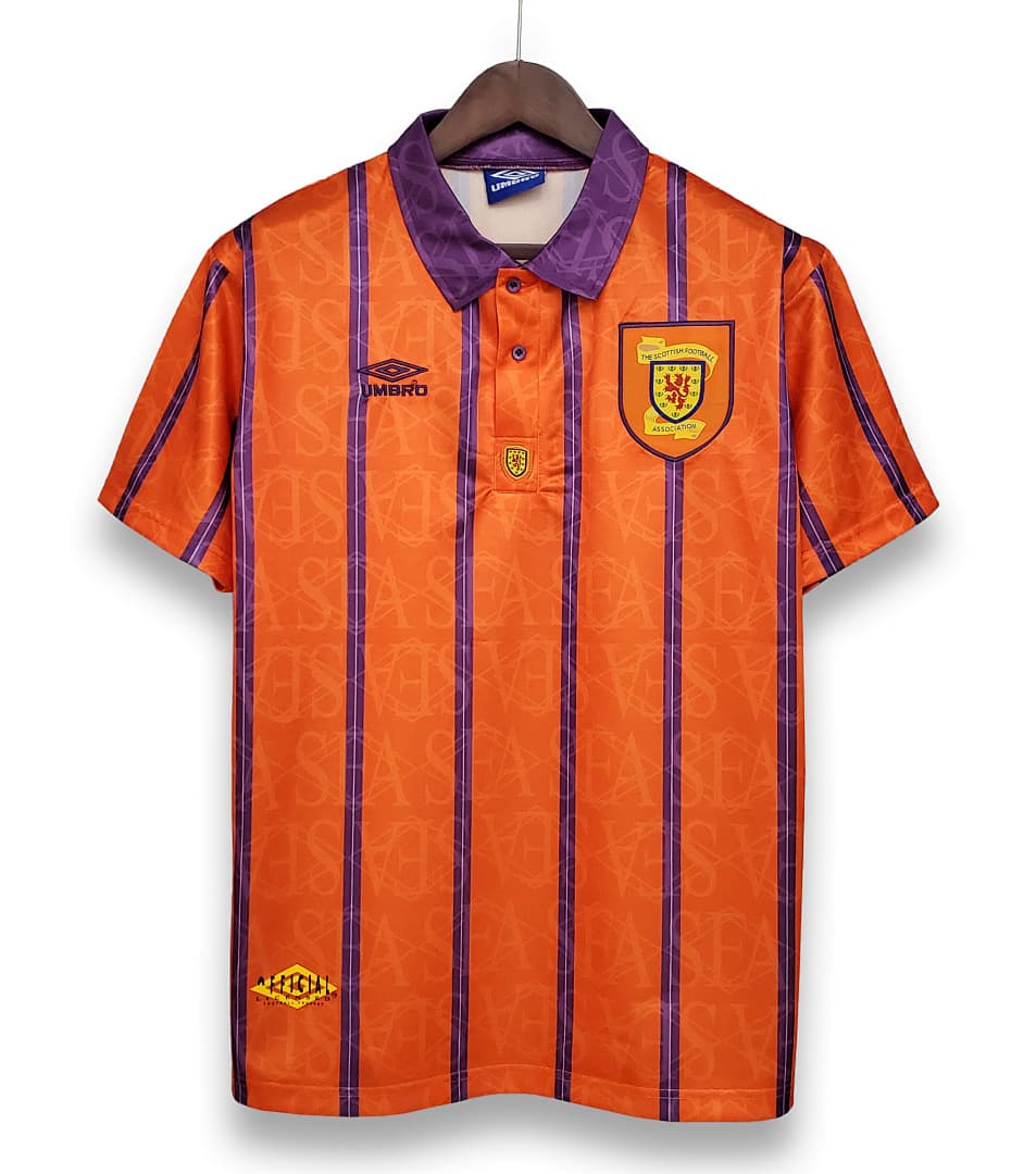 Camisola Retrô Seleção da Escócia 1994 Away