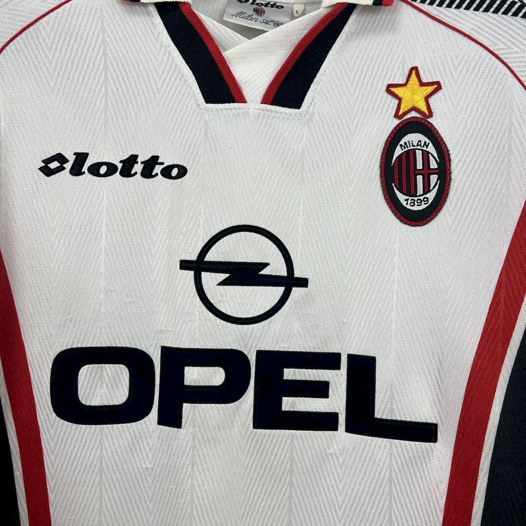 Camisola Retrô AC Milan 1997/98 Away 3