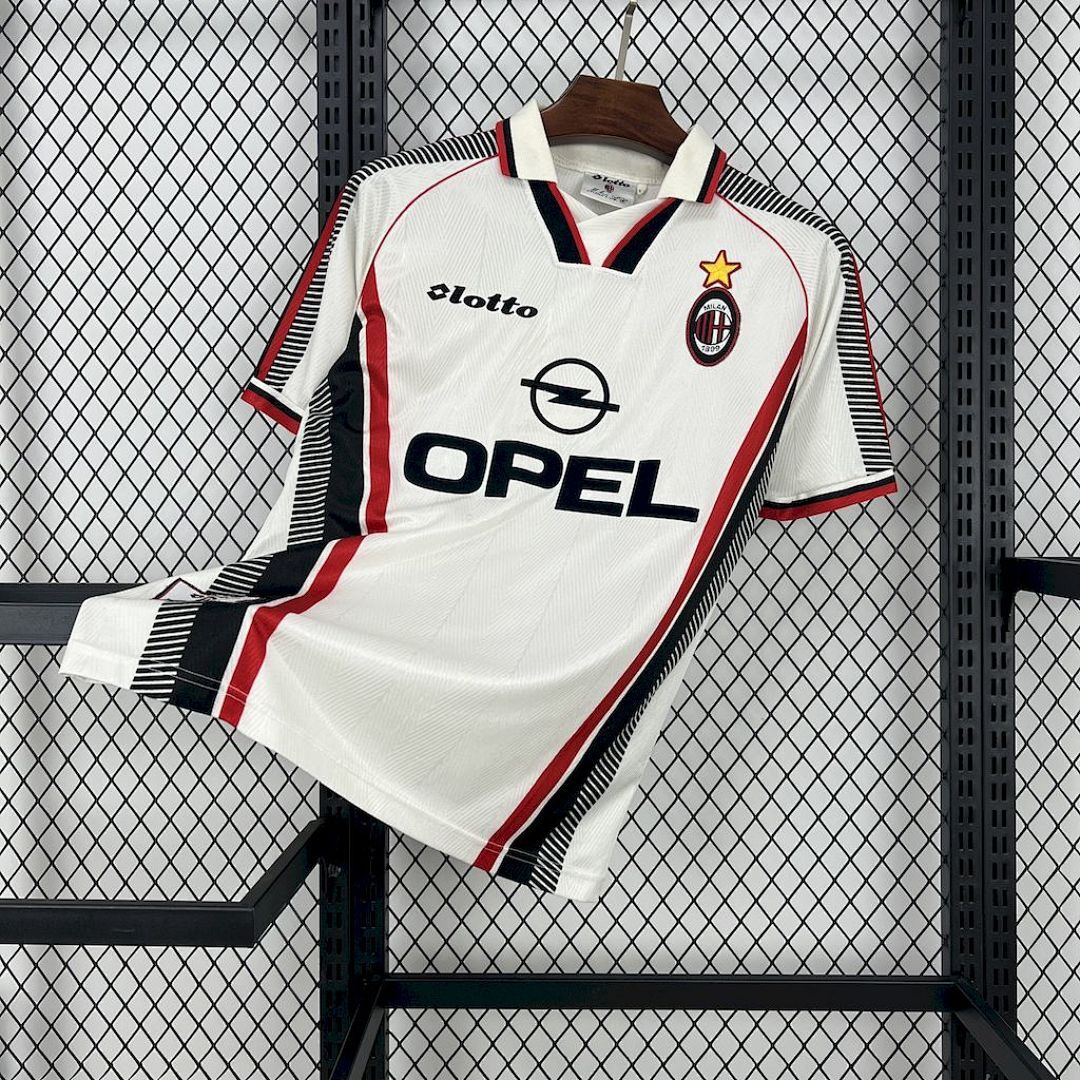 Camisola Retrô AC Milan 1997/98 Away 8