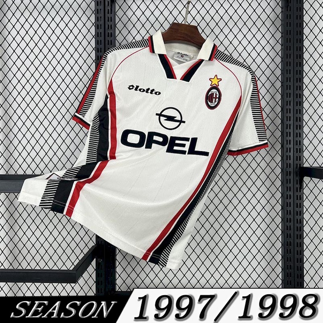 Camisola Retrô AC Milan 1997/98 Away 1