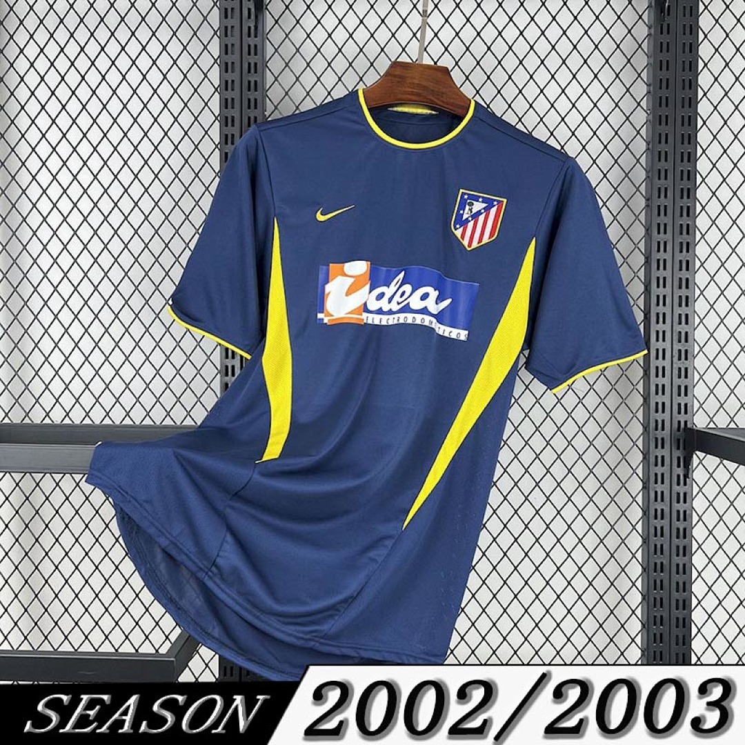 Camisola Retrô Atlético de Madrid 2002/03 Away 1