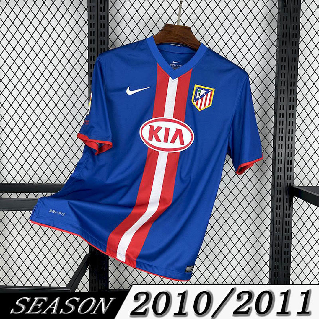 Camisola Retrô Atlético de Madrid 2010/11 Away 1
