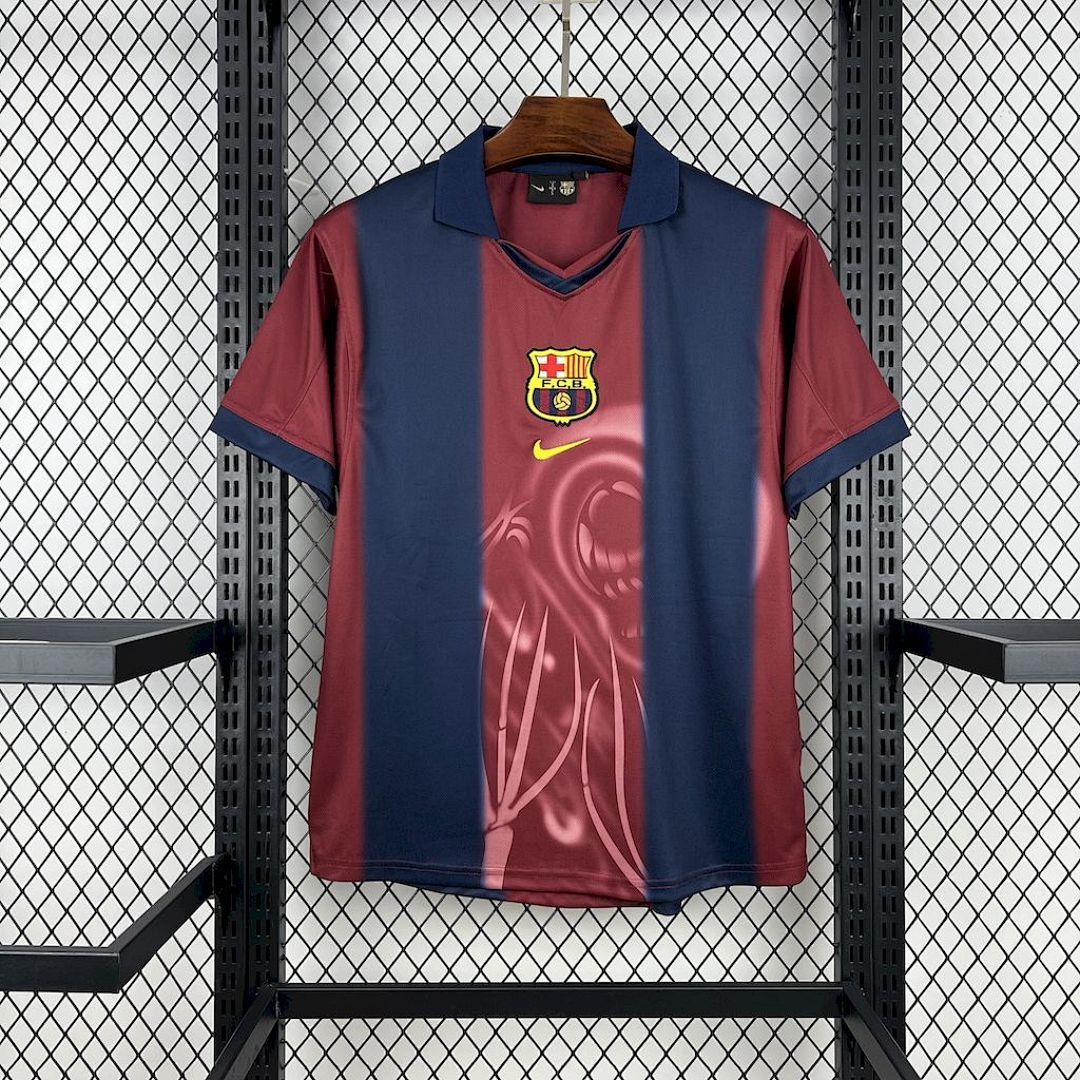 Camisola Retrô Barcelona 2000/01 Especial 4