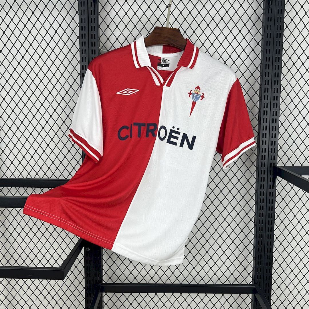 Camisola Retrô Celta de Vigo 2001/02 Away 6